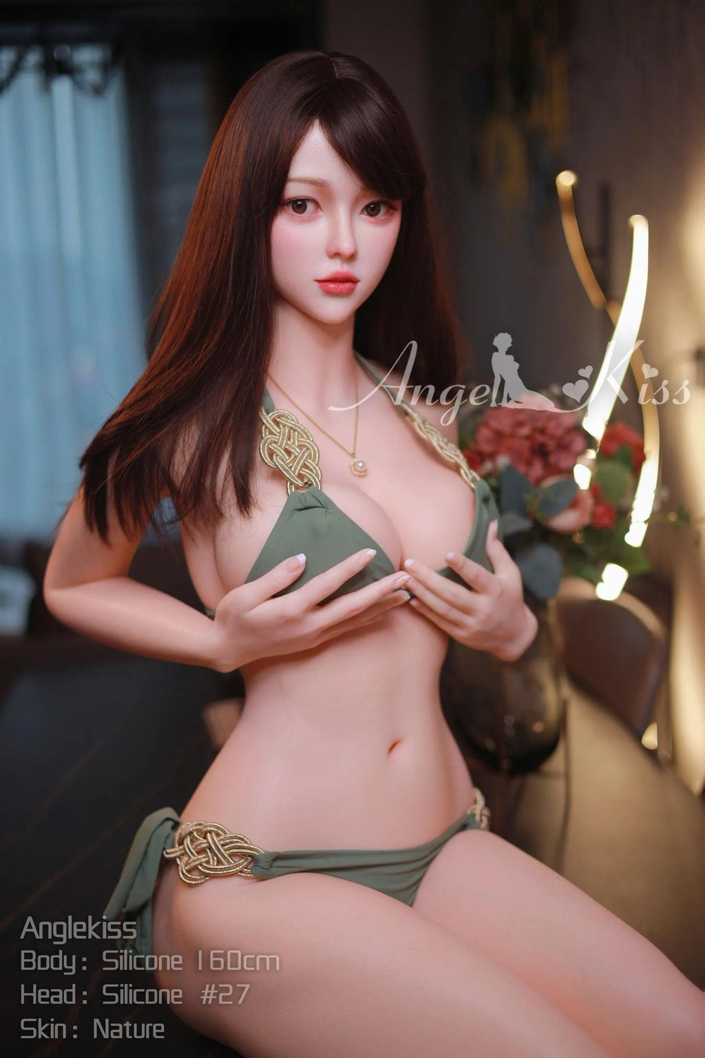 Angel Kiss | 160cm Big Breasts Silicone Asian Sex Doll - Aki