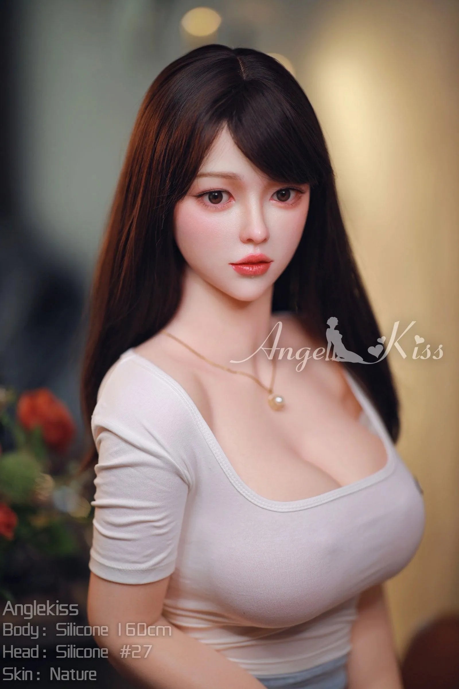 Angel Kiss | 160cm Big Breasts Silicone Asian Sex Doll - Aki