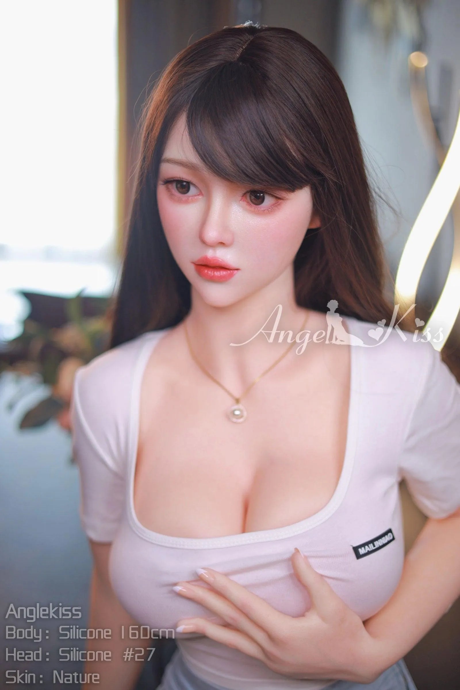 Angel Kiss | 160cm Big Breasts Silicone Asian Sex Doll - Aki