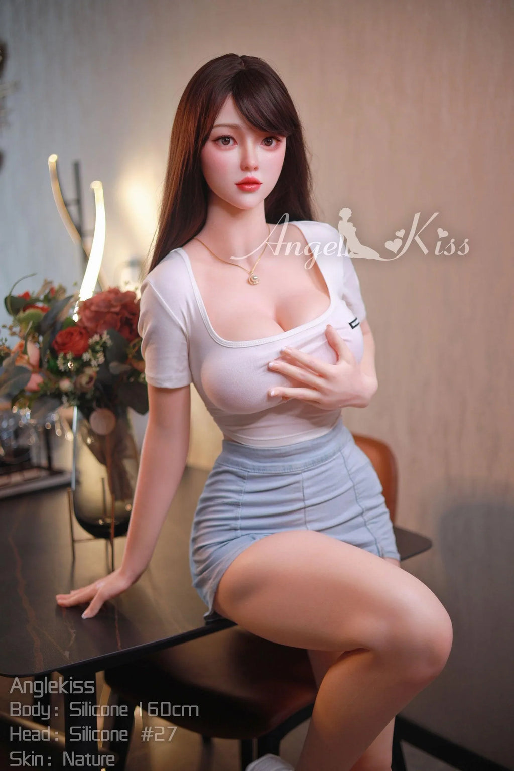 Angel Kiss | 160cm Big Breasts Silicone Asian Sex Doll - Aki