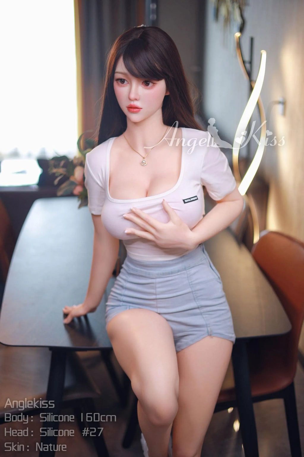 Angel Kiss | 160cm Big Breasts Silicone Asian Sex Doll - Aki
