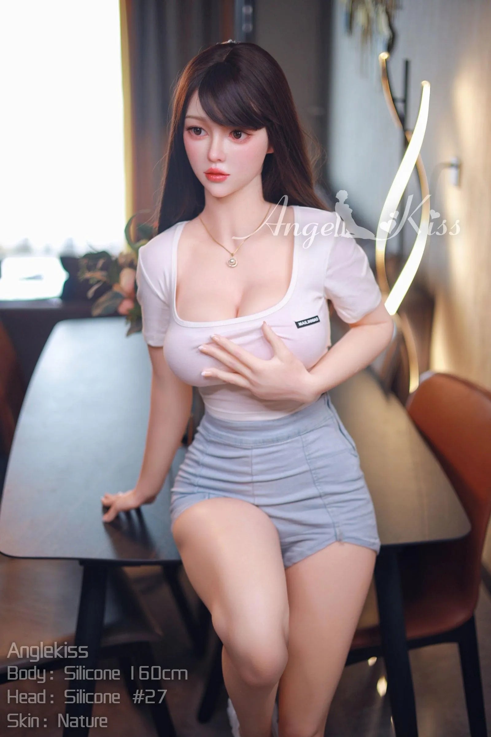 Angel Kiss | 160cm Big Breasts Silicone Asian Sex Doll - Aki