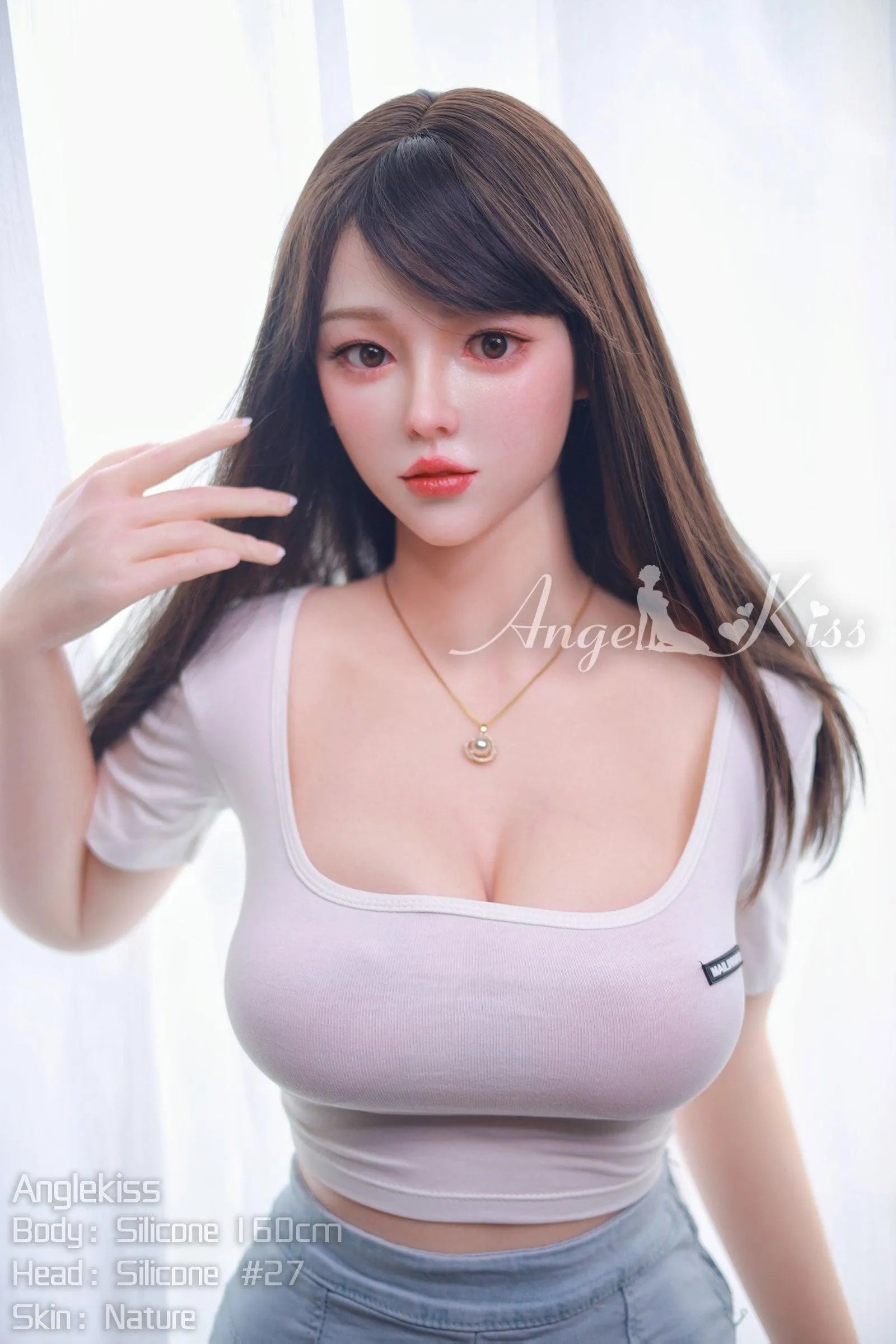Angel Kiss | 160cm Big Breasts Silicone Asian Sex Doll - Aki
