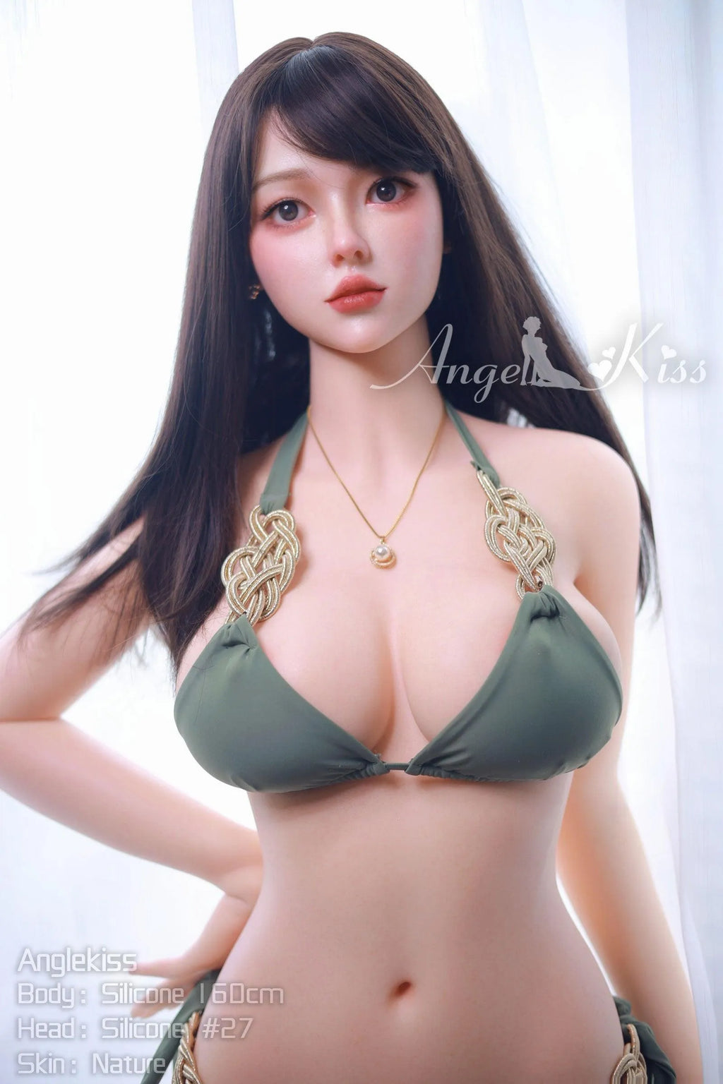 Angel Kiss | 160cm Big Breasts Silicone Asian Sex Doll - Aki
