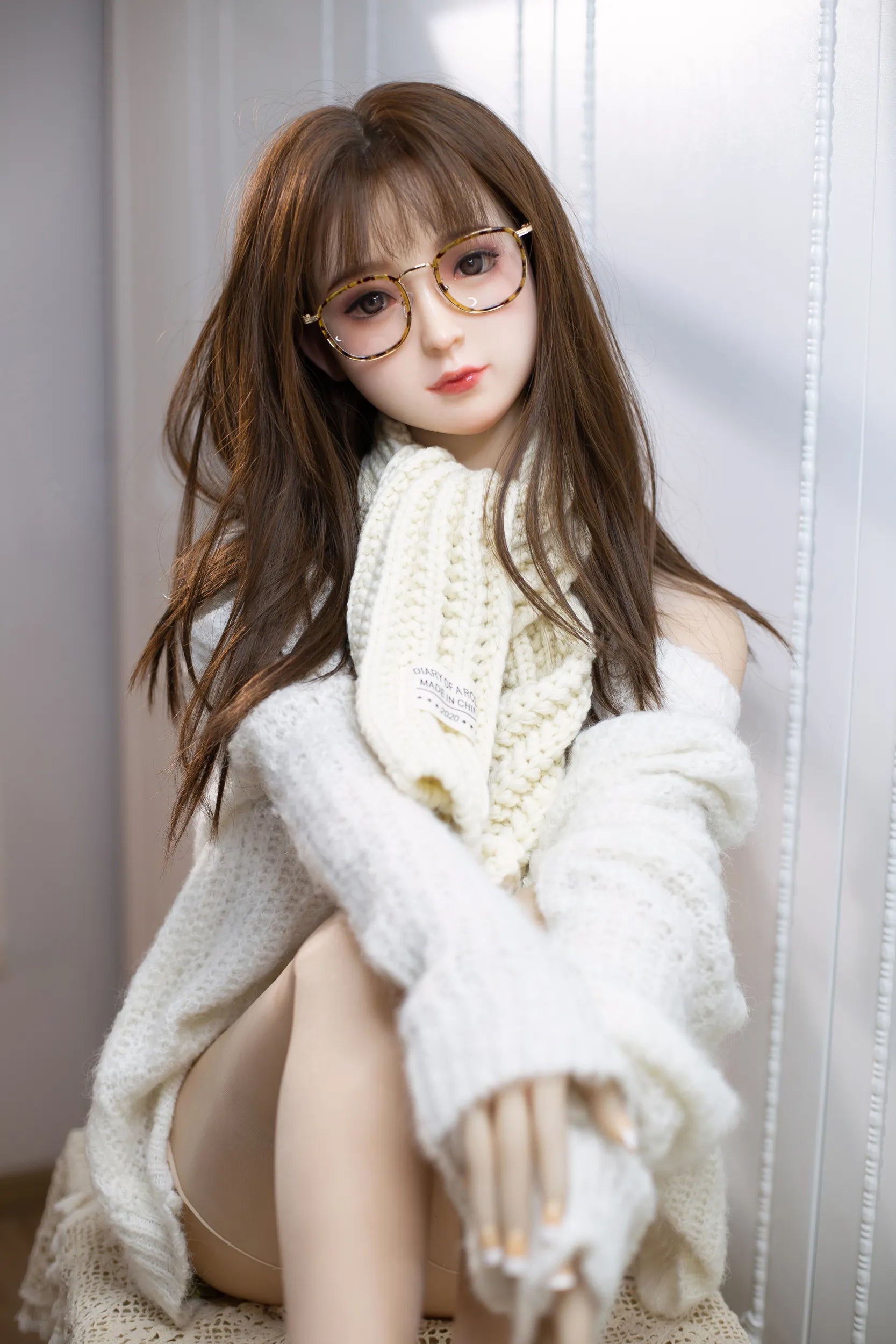 AIBEI |150cm/4ft11 Small Breast Silicone Head Doll - Odelia