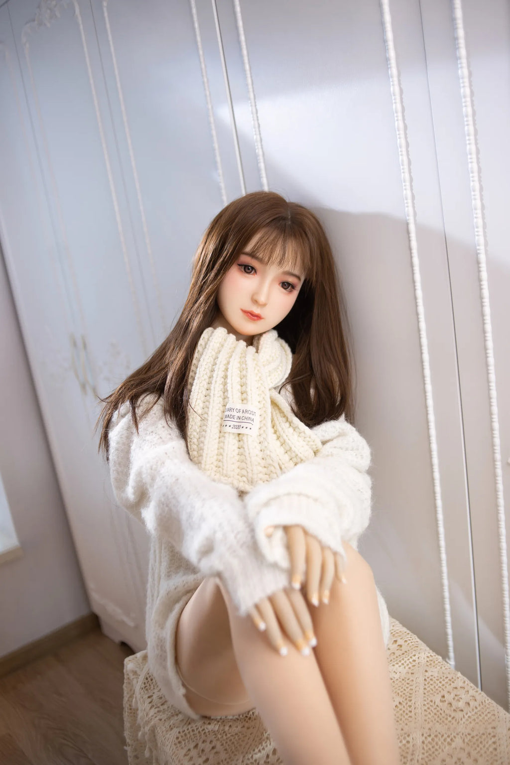 AIBEI |150cm/4ft11 Small Breast Silicone Head Doll - Odelia