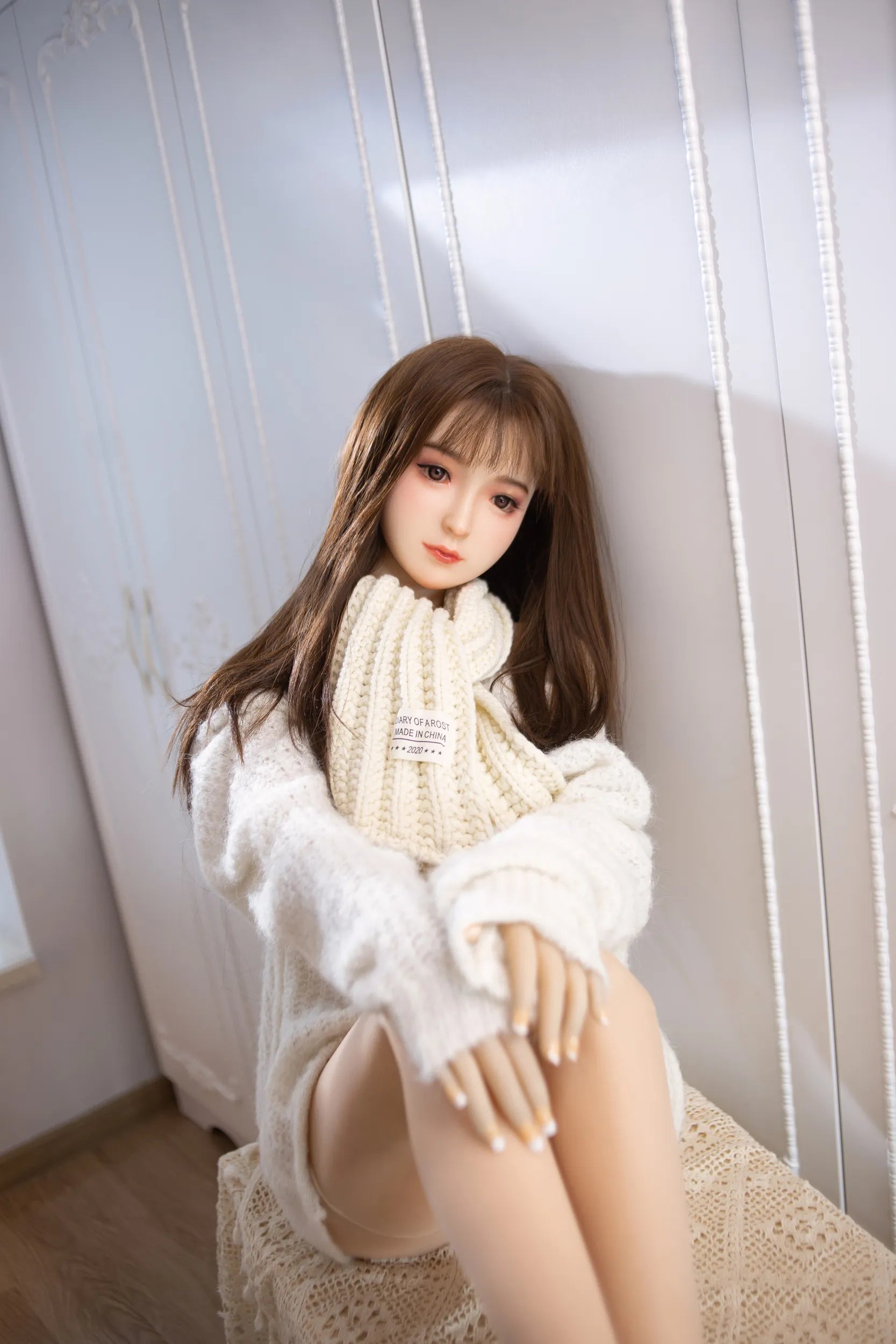 AIBEI |150cm/4ft11 Small Breast Silicone Head Doll - Odelia