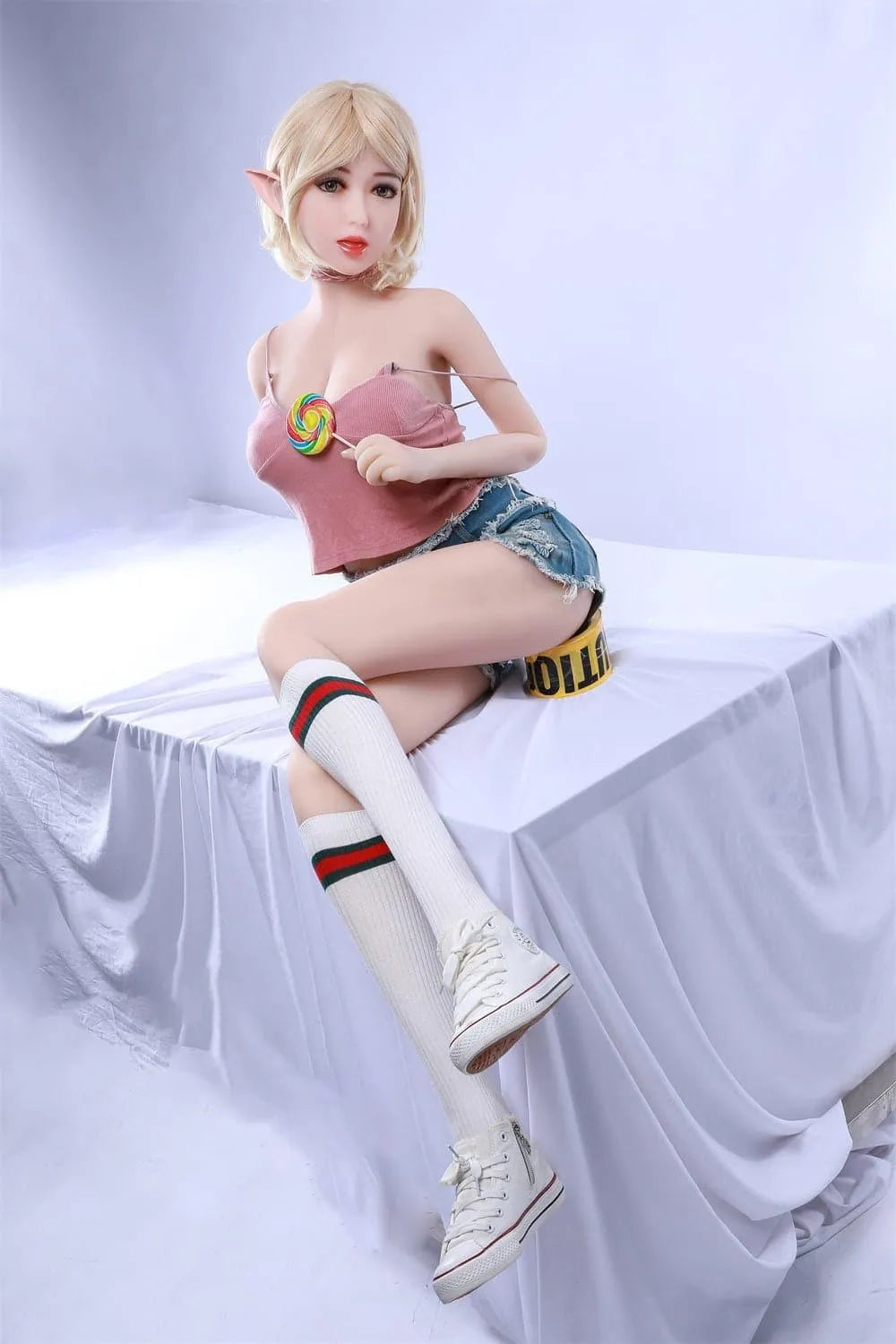153cm (5' 0") Elf Ears Big Boobs Sex Doll - Constance
