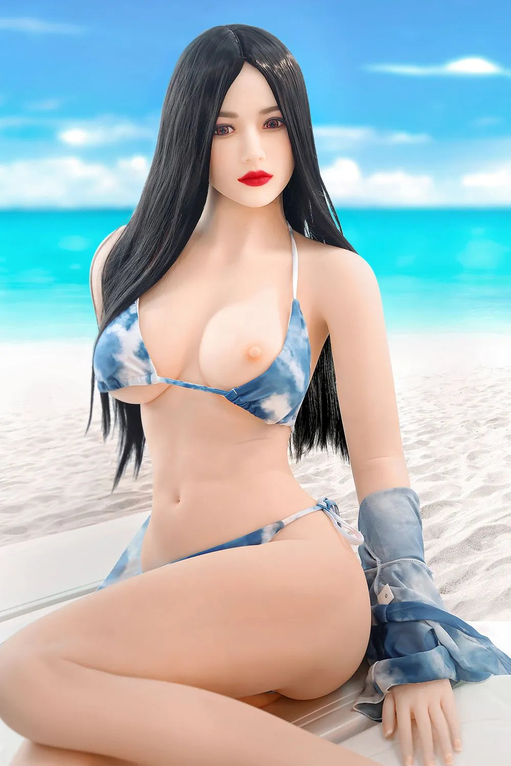 SY Doll | Asia 166cm/5ft5 Beach Swimsuit Small Chest Lifelike Sex Doll - Lillia