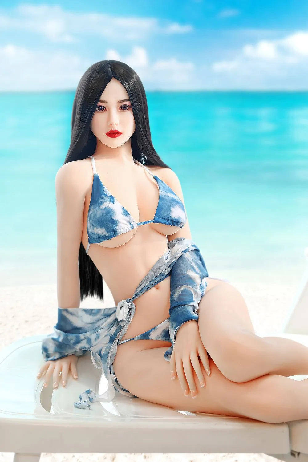 SY Doll | Asia 166cm/5ft5 Beach Swimsuit Small Chest Lifelike Sex Doll - Lillia