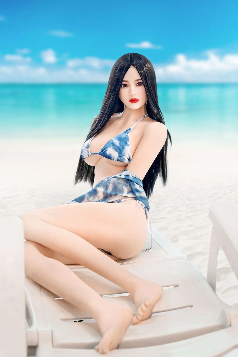 SY Doll | Asia 166cm/5ft5 Beach Swimsuit Small Chest Lifelike Sex Doll - Lillia