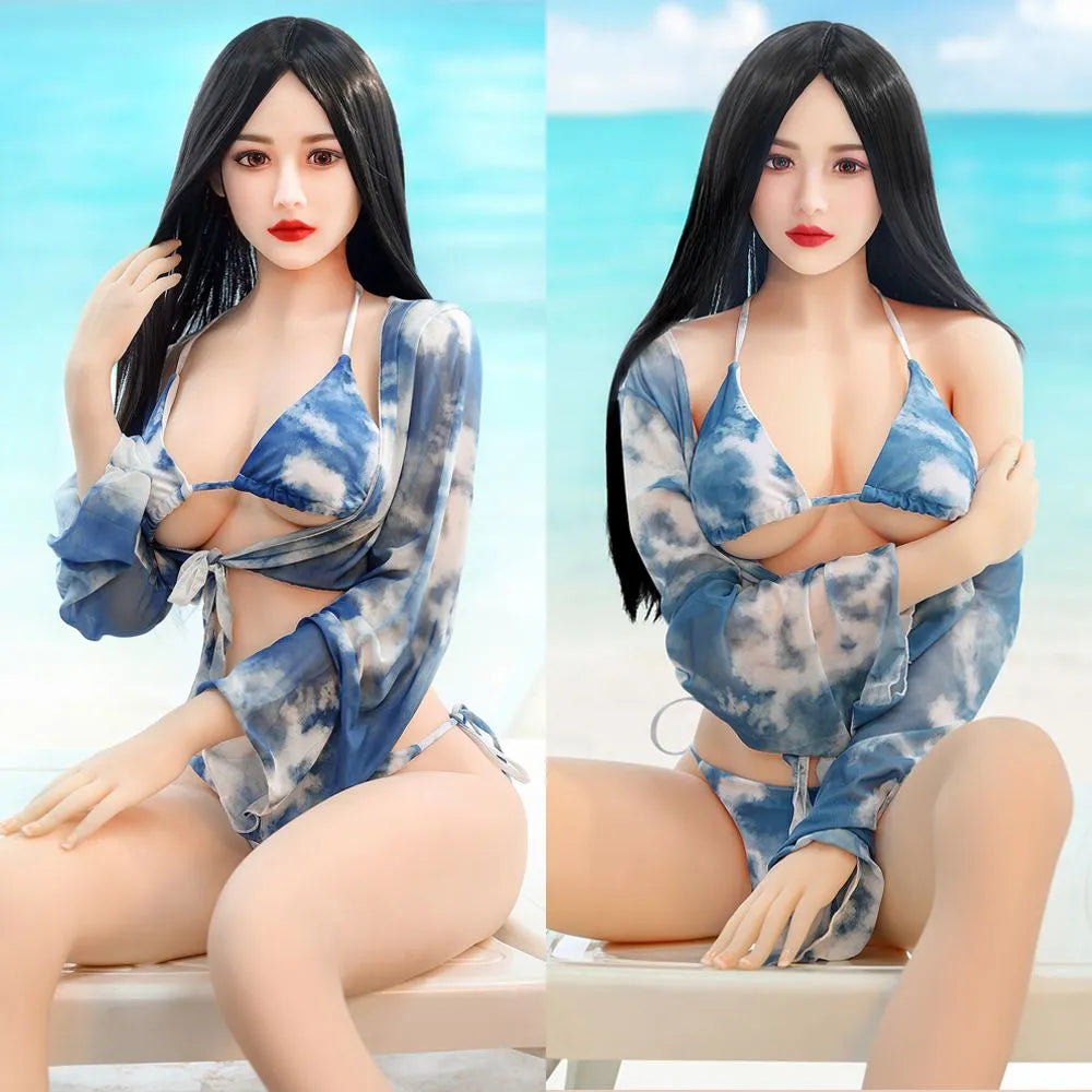 SY Doll | Asia 166cm/5ft5 Beach Swimsuit Small Chest Lifelike Sex Doll - Lillia