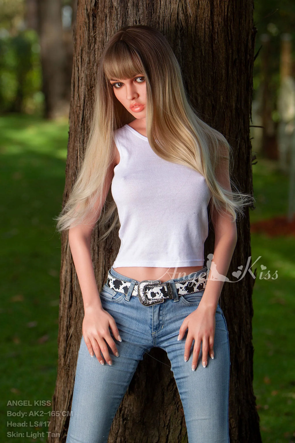 Angelkiss? 165cm (5.4') LS17# D-Breasts Full Silicone Sex Dolls Model Props (NO.2832)