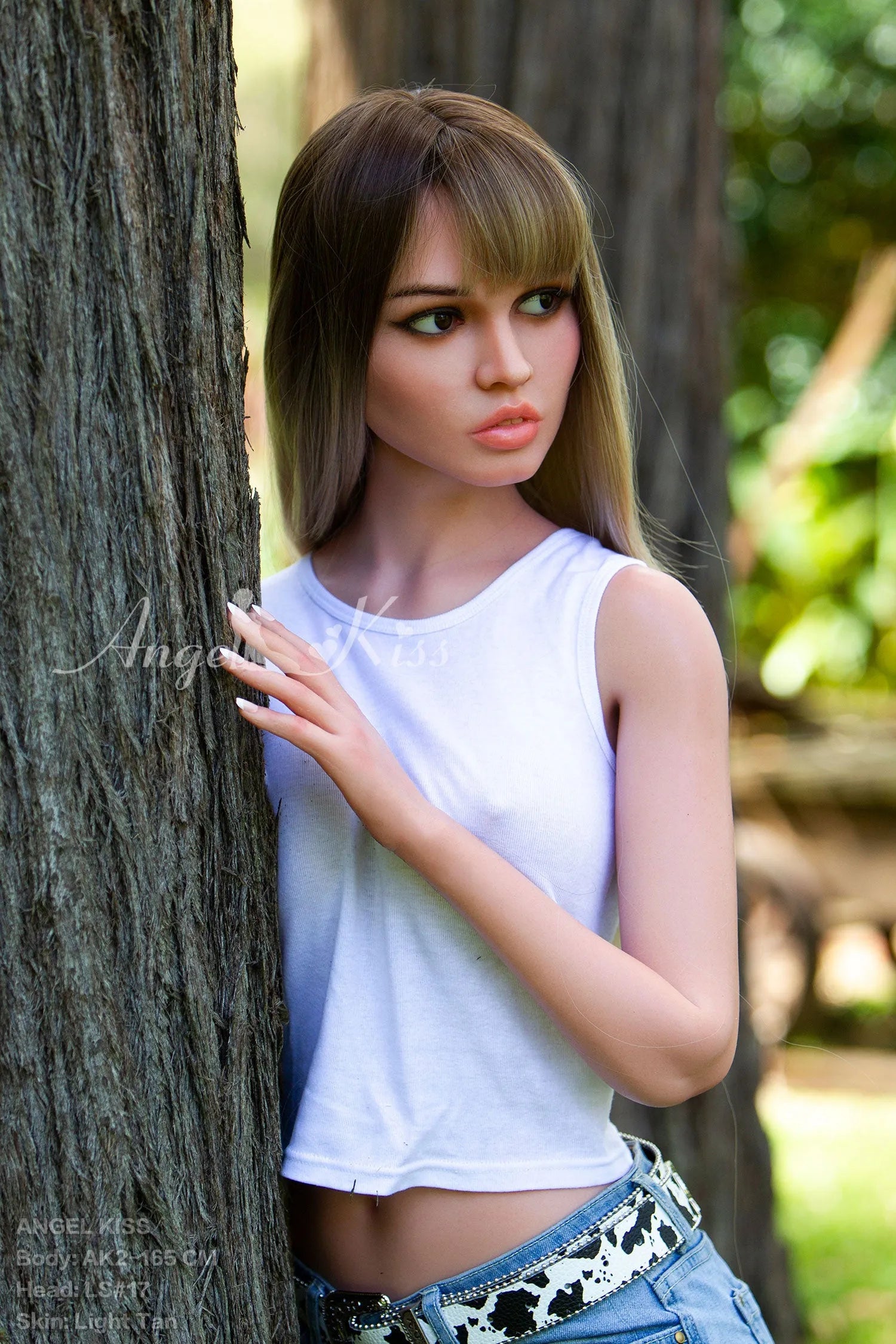 Angelkiss? 165cm (5.4') LS17# D-Breasts Full Silicone Sex Dolls Model Props (NO.2832)