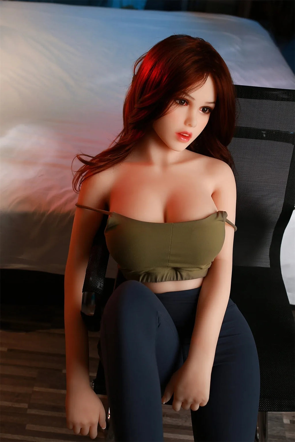 Cicely - 5ft2 (158cm) Top-Quality Realistic TPE Sex Doll With Red Hair (In Stock EU)