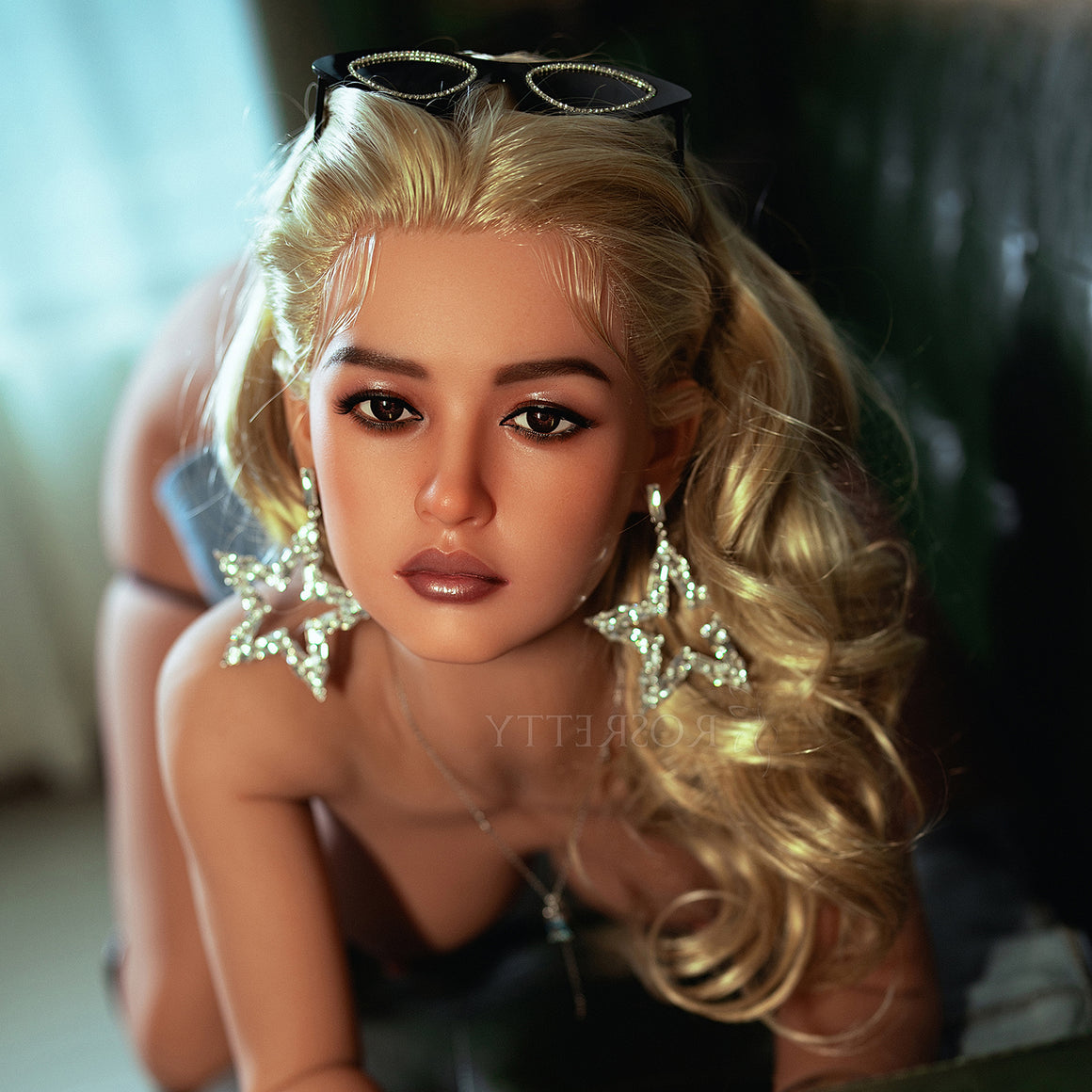 164cm/5ft5 F-cup Blonde Silicone Head Sex Doll – #S23 SY