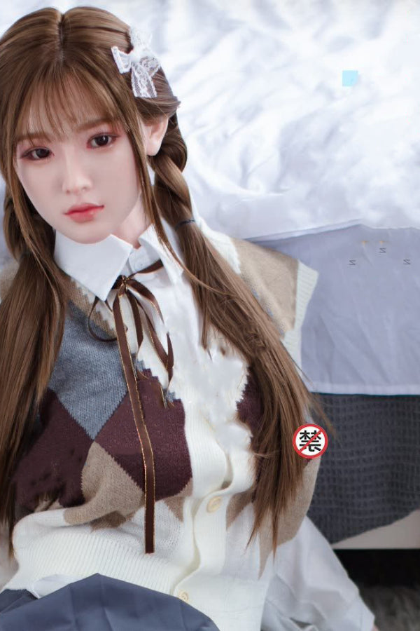 150cm/4ft11 D-cup Japanese Silicone Head Sex Doll - A35 Sora JX
