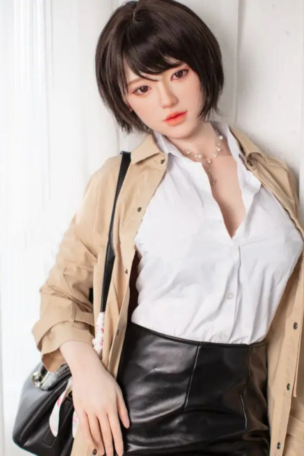 160cm/5ft3 D-cup Japanese Silicone Head Sex Doll - A46 Jo JX
