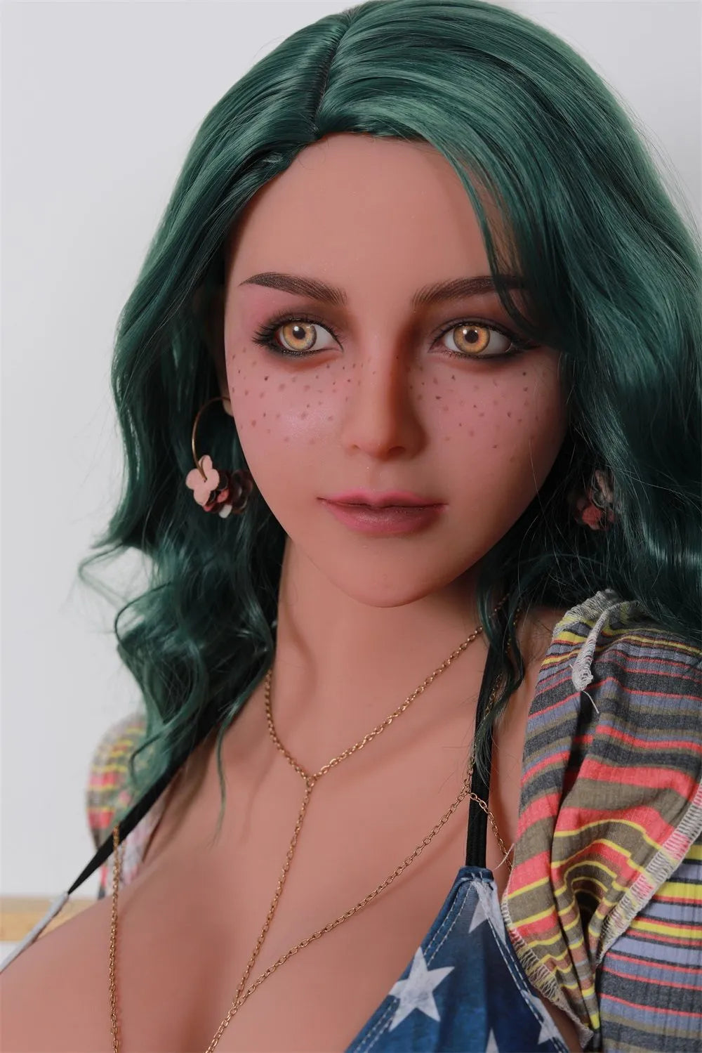 163cm/5ft4 Lifesize Big Breasts Freckled Sex Doll - Dawn (In Stock US)