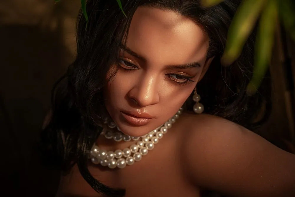 Rosretty Doll | 166cm /5ft4 African American Small Breasts Lifelike Mature Sex Doll - Rihanna