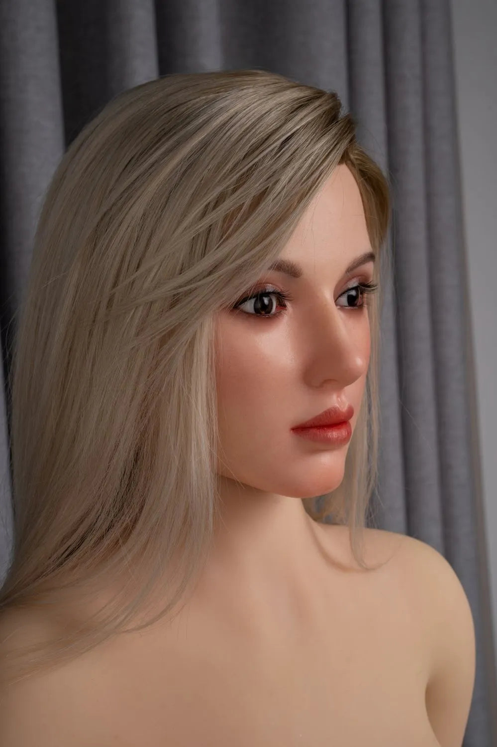 ZELEX? 168cm (5.5') GE111#-1 E-Breasts Silicone Head+TPE Body (NO.2845)