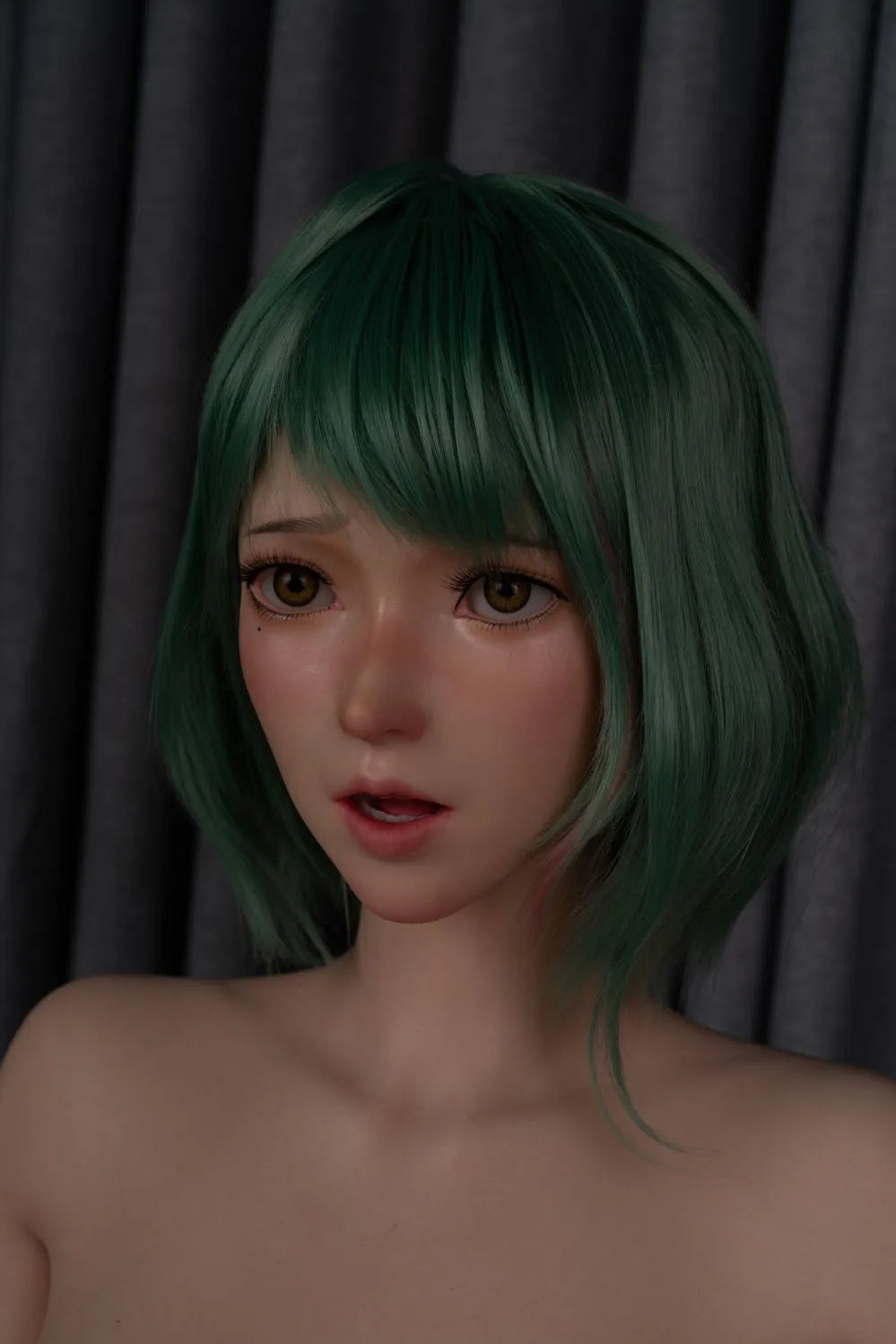 ZELEX? Miko 172cm(5.6') GE57ZM# F-Breasts Full Silicone With Movable Jaw(NO.2749)