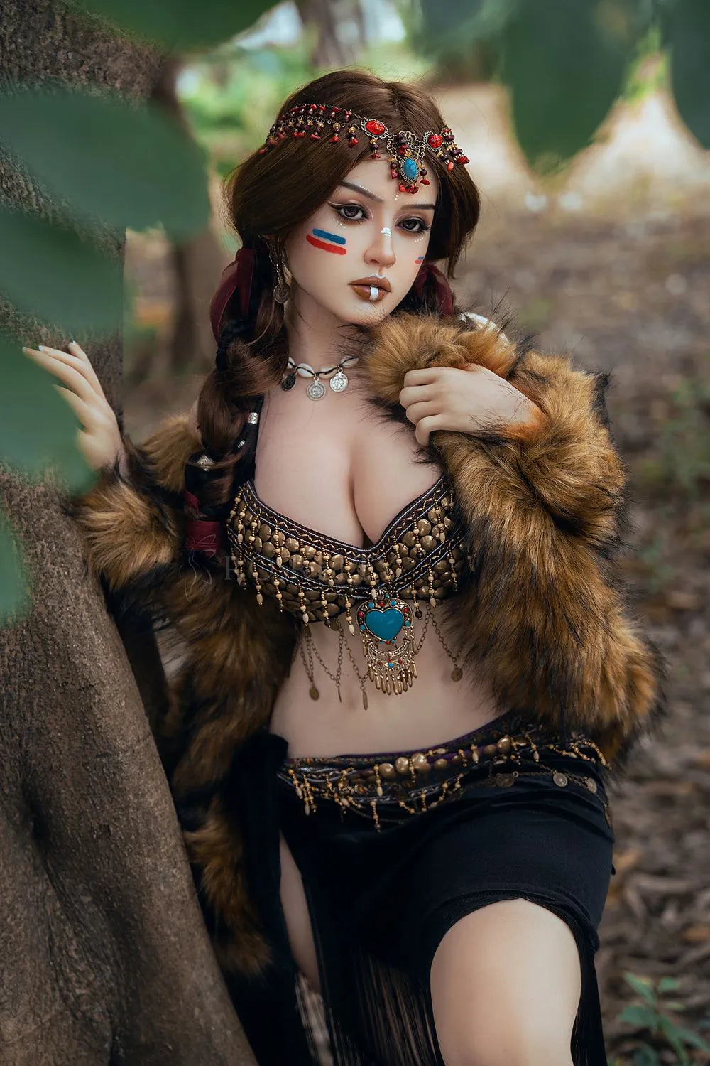 Rosretty Doll | 164cm/5ft5 Big Breasts Primitive Tribal Queen Wild Bea