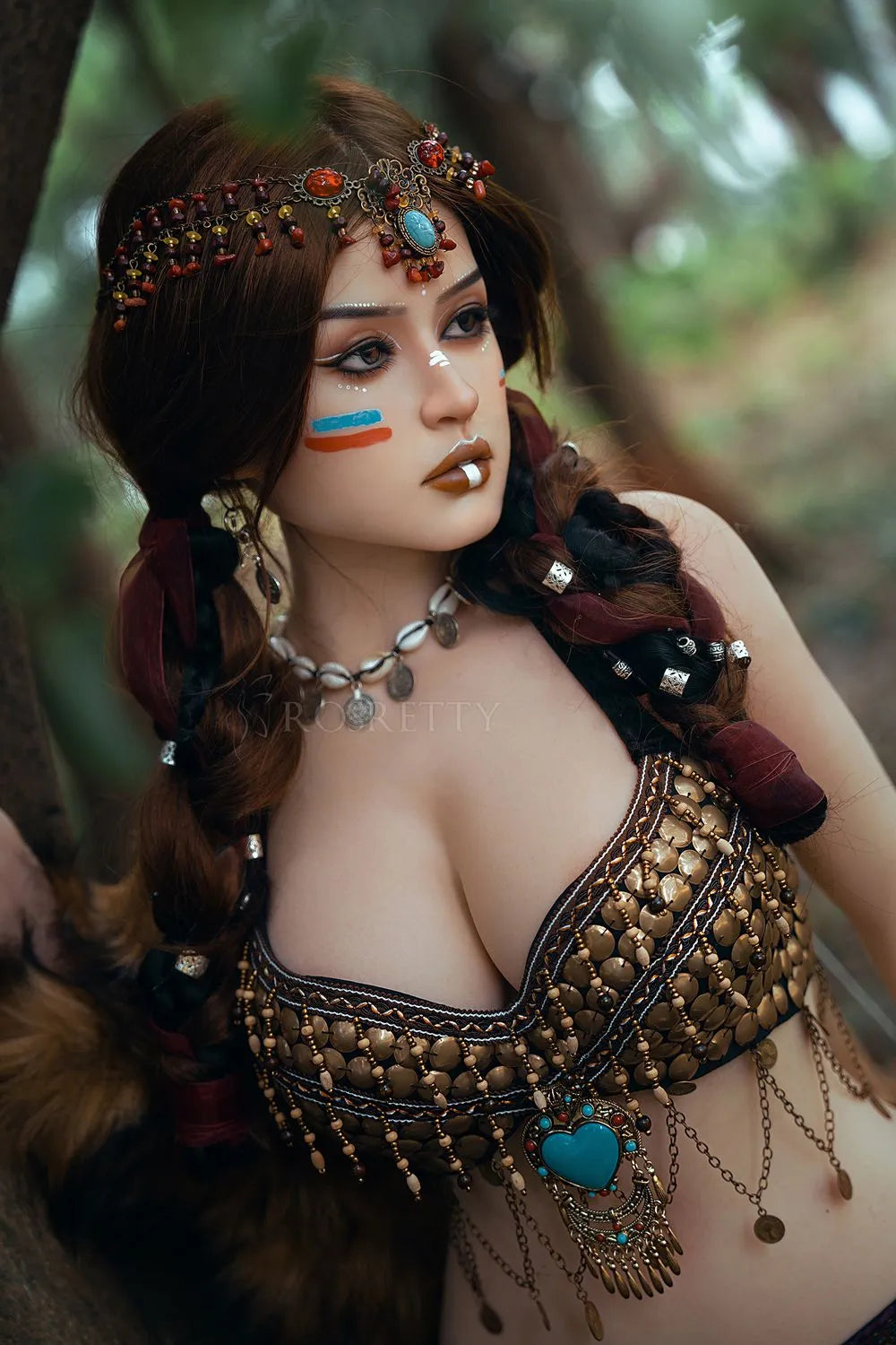 Rosretty Doll | 164cm/5ft5 Big Breasts Primitive Tribal Queen Wild Bea