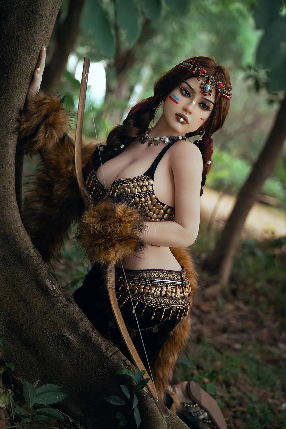 Rosretty Doll | 164cm/5ft5 Big Breasts Primitive Tribal Queen Wild Bea