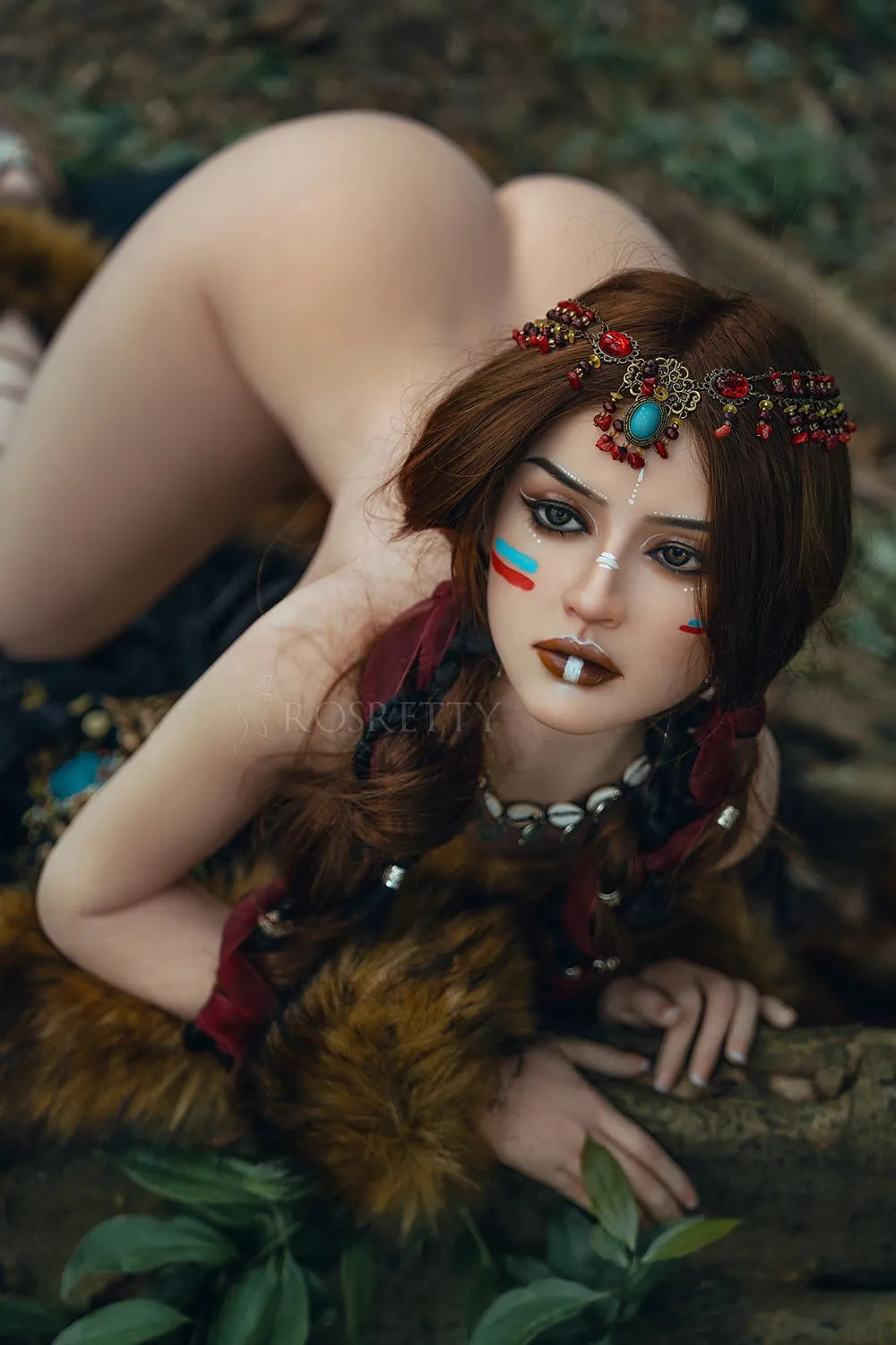 Rosretty Doll | 164cm/5ft5 Big Breasts Primitive Tribal Queen Wild Bea