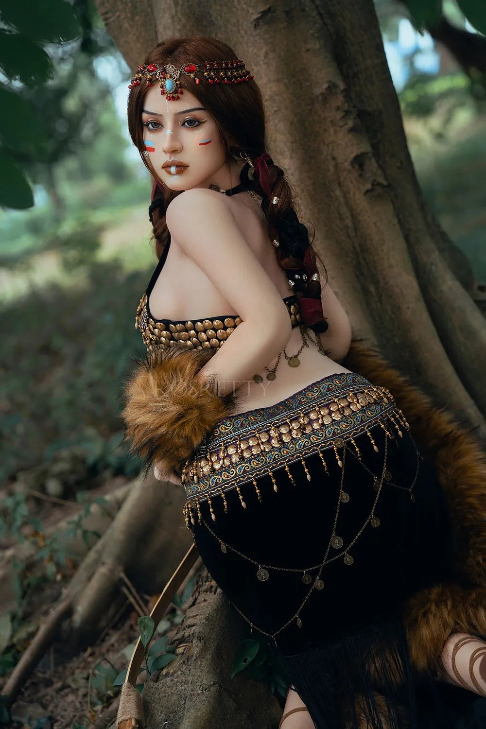 Rosretty Doll | 164cm/5ft5 Big Breasts Primitive Tribal Queen Wild Bea