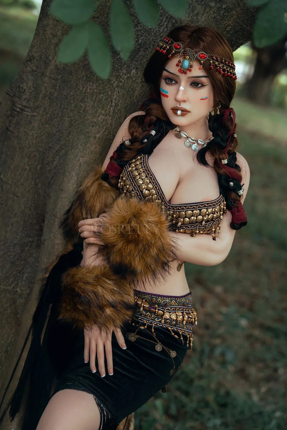 Rosretty Doll | 164cm/5ft5 Big Breasts Primitive Tribal Queen Wild Bea