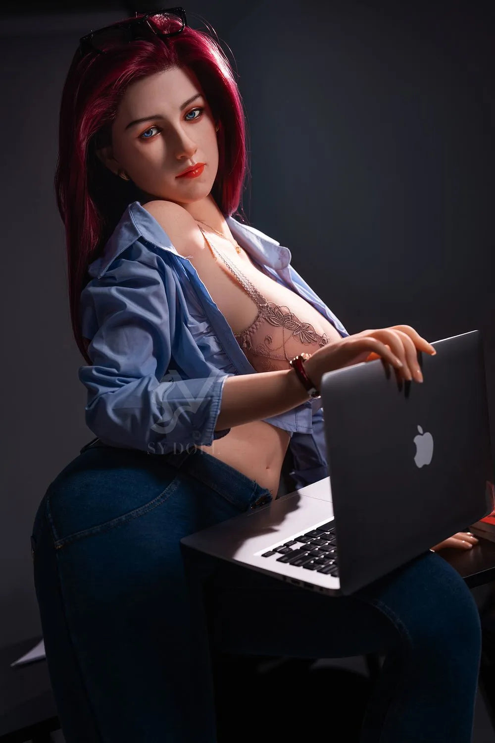 SY Doll |169cm/5ft5 Red Hair Mature Big Breasts Lifelike Sex Doll - Jessi