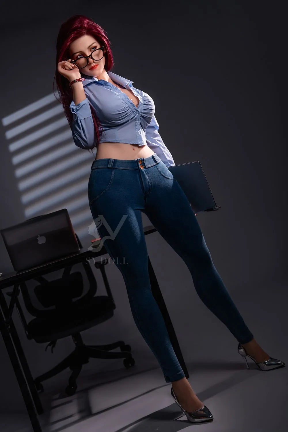 SY Doll |169cm/5ft5 Red Hair Mature Big Breasts Lifelike Sex Doll - Jessi