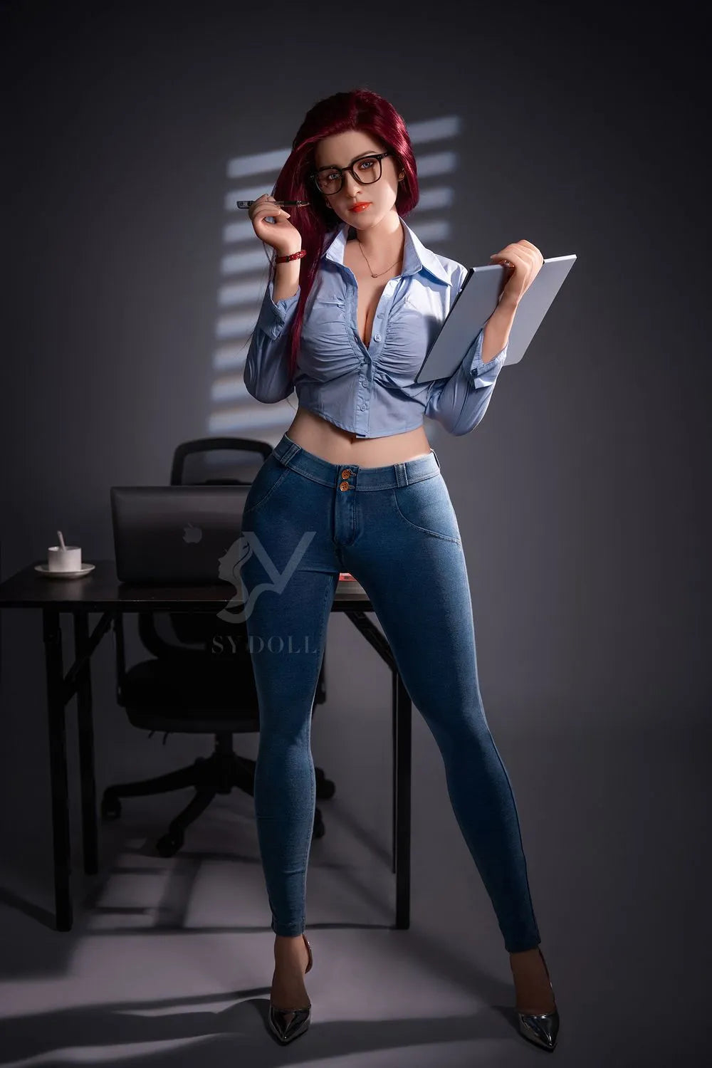 SY Doll |169cm/5ft5 Red Hair Mature Big Breasts Lifelike Sex Doll - Jessi