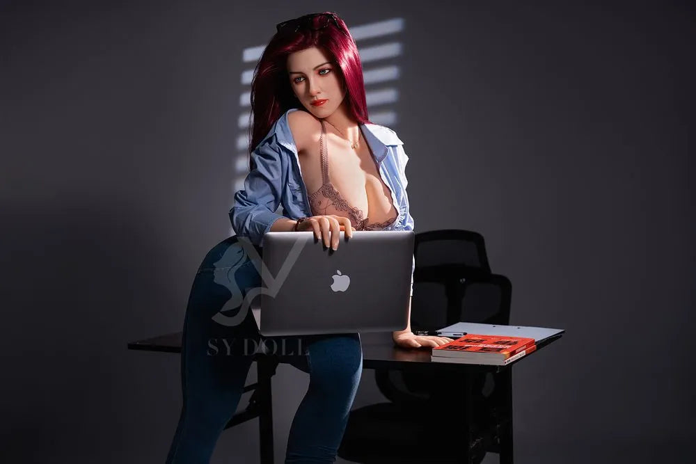 SY Doll |169cm/5ft5 Red Hair Mature Big Breasts Lifelike Sex Doll - Jessi