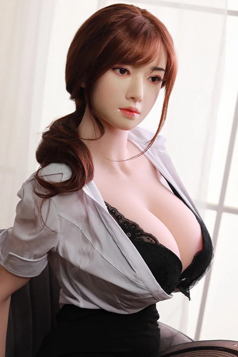 Yasi - 5ft6 (168cm) Japanese Style Big Breast Lovely Realistic Silicone Sex Doll £¨6 Sizes£©