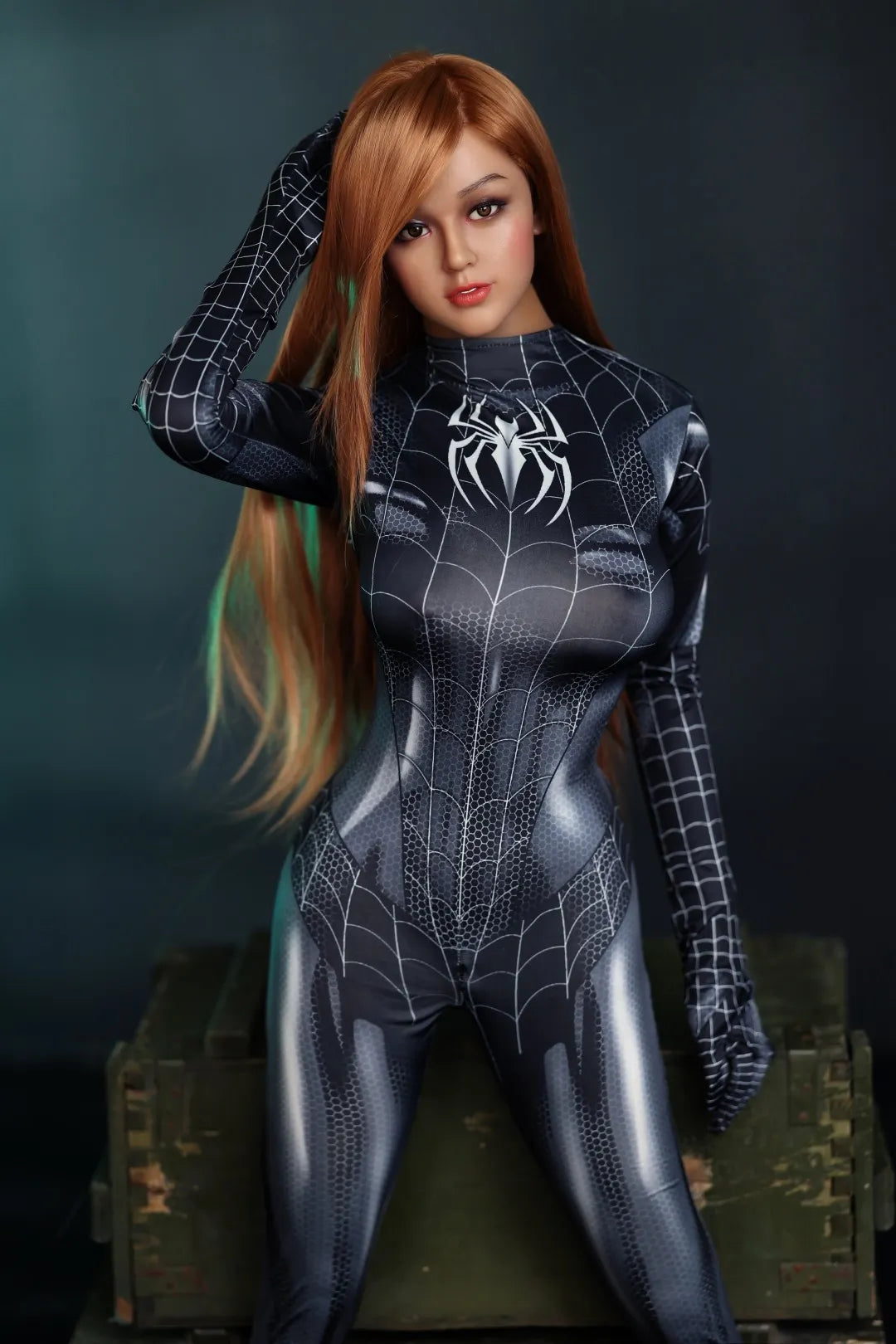 Janet - 5ft 2 /158cm Medium Breast With Brown Hair Realistic Sex Doll (5 Size)