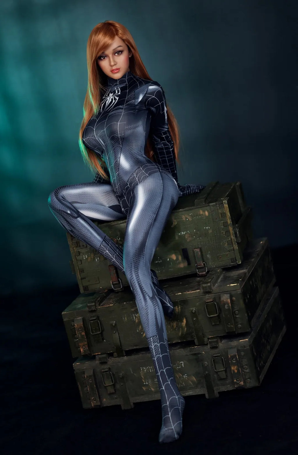 Janet - 5ft 2 /158cm Medium Breast With Brown Hair Realistic Sex Doll (5 Size)