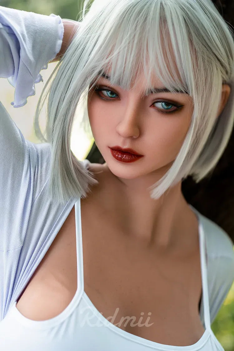 RIDMII | 161cm/5ft3 Huge Breasts Silver Gray-hair Athletic Curvy Reali