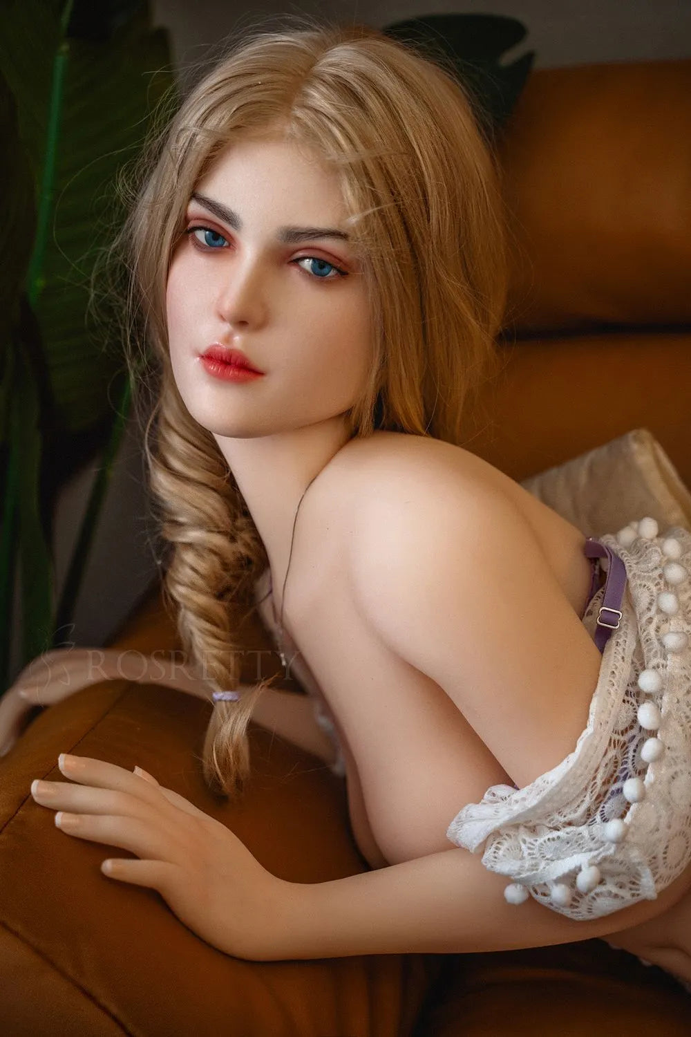 Rosretty Doll | 158cm/5ft2 Blonde Small Breasts Pregnant Woman Sex Doll - Jaquelin