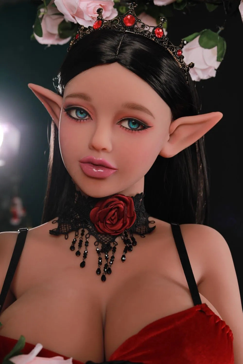 158cm/5ft2 Elf Ears Big Breasts Lifelike Sex Doll - Judith (In Stock US)