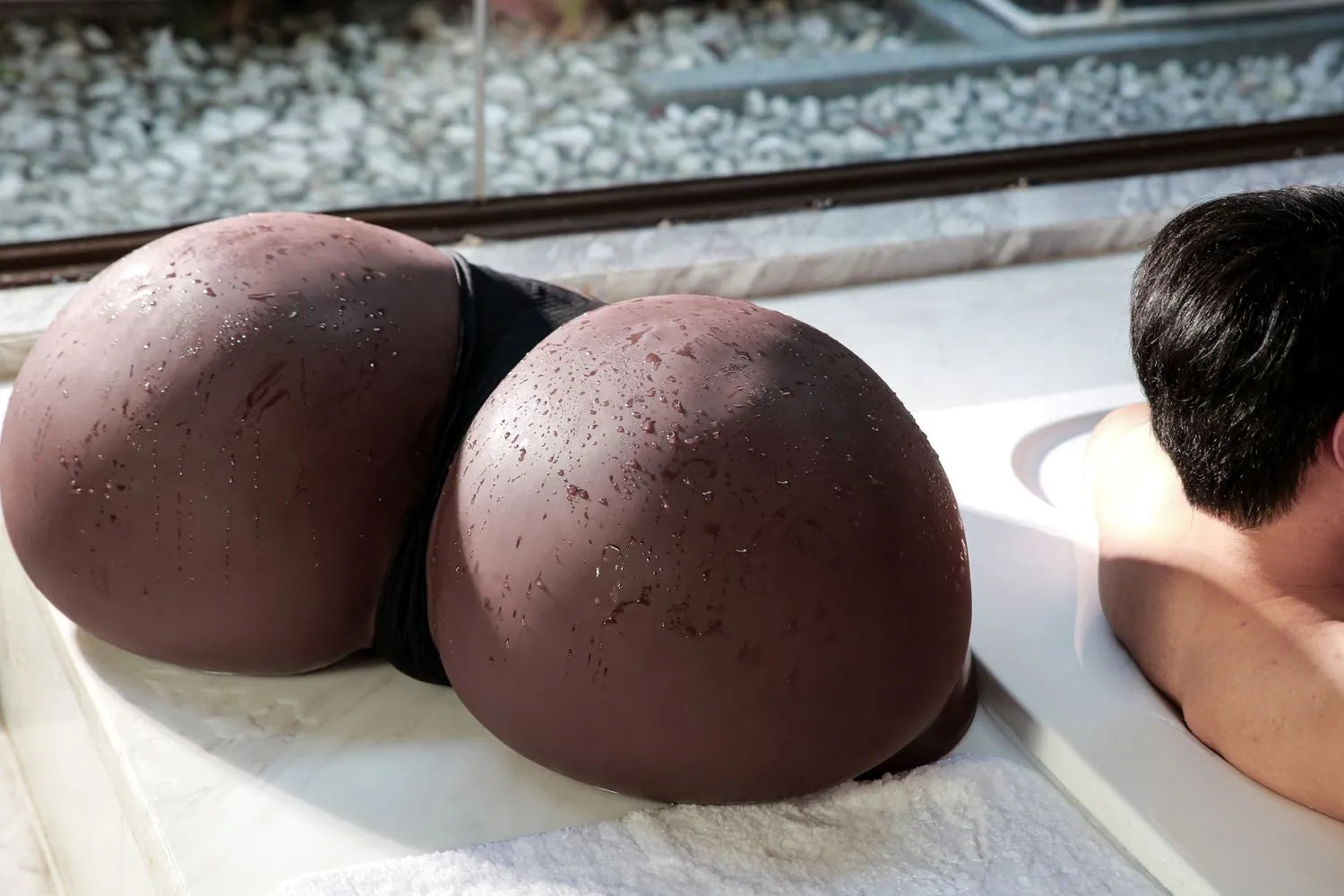 ClimaxحSex Doll Torso Hip - R3 Bathtub (Cocoa)