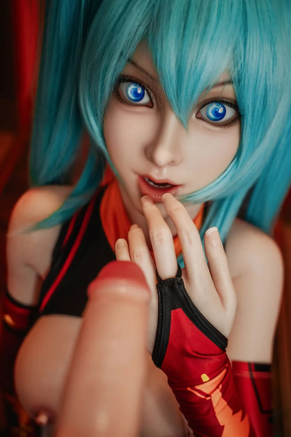 ORANGE IN? 158cm (5.18') 542# Anime Cosplay Full Silicone Sex Dolls (No.3053£©