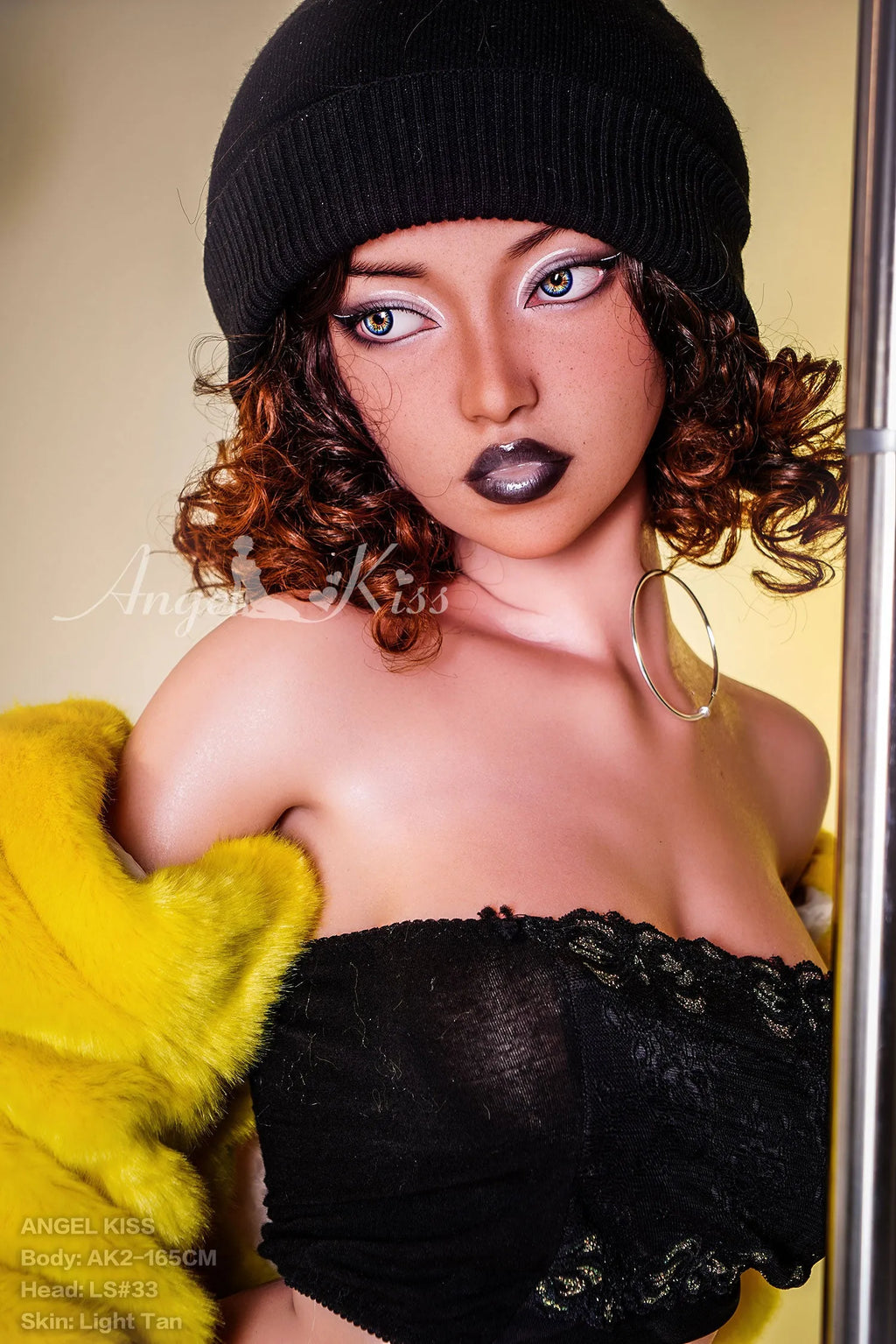Angelkiss? 165cm (5.4') LS33# D-Breasts Full Silicone Sex Dolls Model Props (NO.2833)