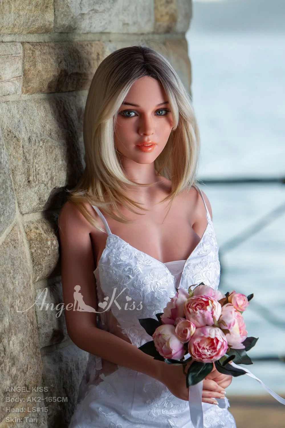 Angelkiss? 165cm (5.4') LS15# D-Breasts Full Silicone Sex Dolls Model Props (NO.3011)