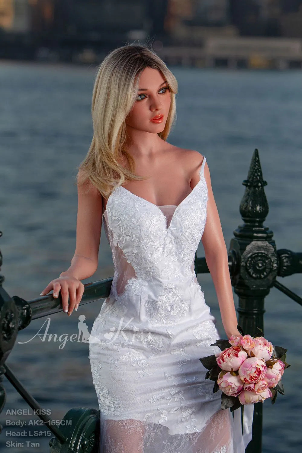 Angelkiss? 165cm (5.4') LS15# D-Breasts Full Silicone Sex Dolls Model Props (NO.3011)