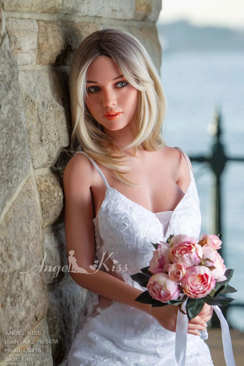 Angelkiss? 165cm (5.4') LS15# D-Breasts Full Silicone Sex Dolls Model Props (NO.3011)
