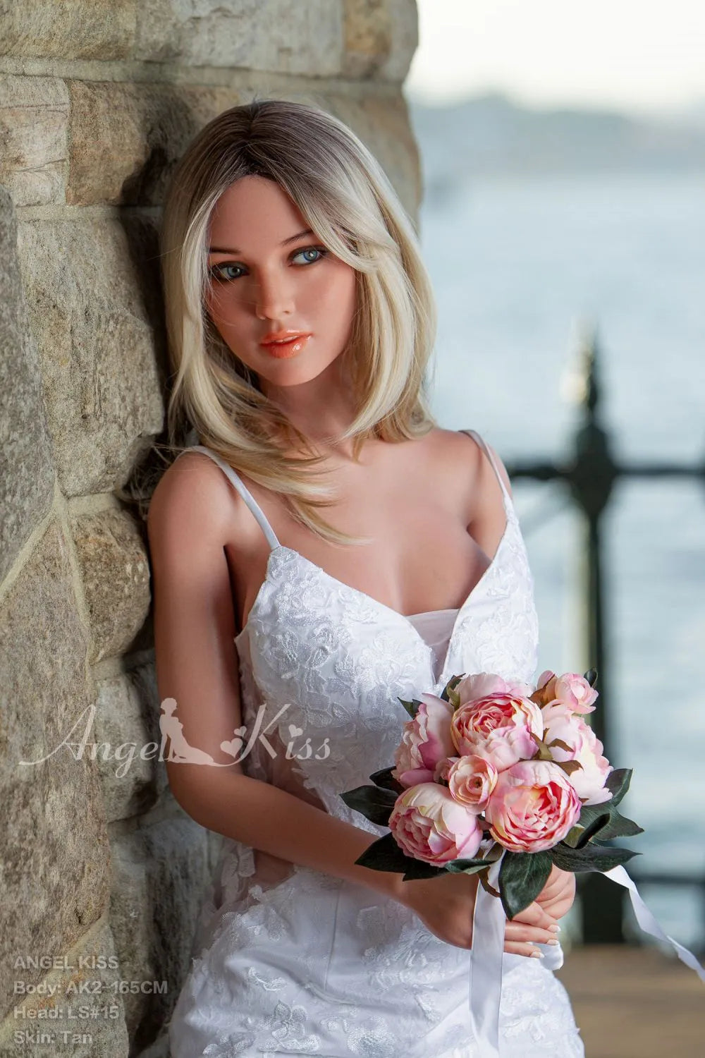 Angelkiss? 165cm (5.4') LS15# D-Breasts Full Silicone Sex Dolls Model Props (NO.3011)