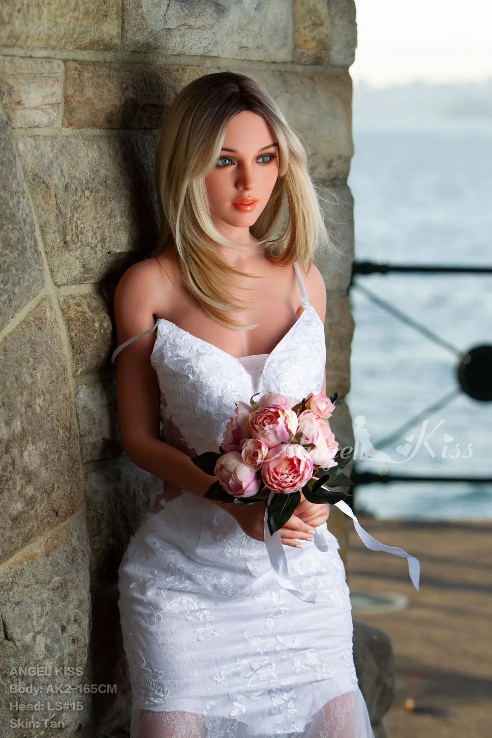 Angelkiss? 165cm (5.4') LS15# D-Breasts Full Silicone Sex Dolls Model Props (NO.3011)